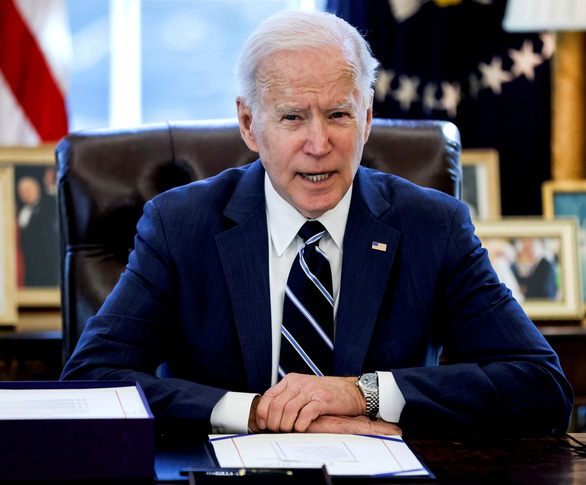 Tổng thống Mỹ Joe Biden - Ảnh: REUTERS