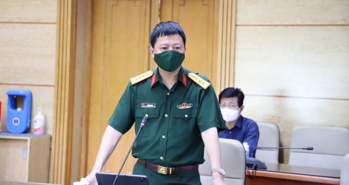 Đại tá Trần Minh Đạt – Phó Tổng giám đốc MB khẳng định MB luôn đồng hành cùng cả nước trong công tác đẩy lùi dịch bệnh COVID-19