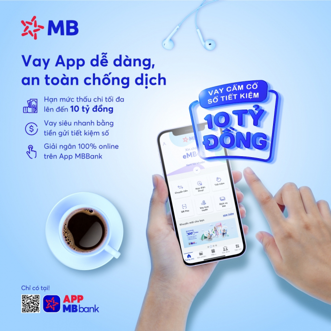 MBBank là ngân hàng tiên phong trong việc cho phép khách hàng vay và giải ngân ngay trên App MBBank