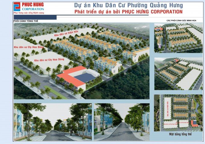 Phối cảnh dự án Khu dân cư Hợp Lực – Phường Quảng Hưng - TP Thanh Hóa
