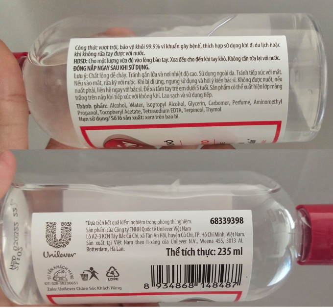 Unilever Việt Nam có đang bán gel rửa tay Lifebuoy lậu?
