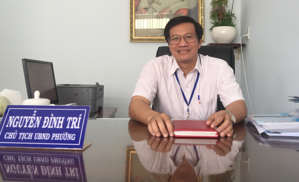 Ông Nguyễn Đình Trí, Chủ tịch phường Phú Hữu 