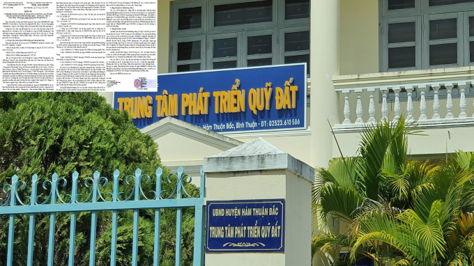 Theo Báo cáo số 52/BC-PTQĐ ngày 4/5/2020 của Trung tâm Phát triển quỹ đất huyện Hàm Thuận Bắc, hiện có 5 hộ dân chưa nhận tiền bồi thường và chưa bàn giao đất.