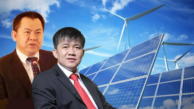 Hai anh em Nguyễn Tâm Tiến (Trái) và Nguyễn Tâm Thịnh là Tổng Giám Đốc và Chủ Tịch HĐQT tập đoàn Trung Nam – chủ đầu tư dự án điện mặt trời lớn nhất Việt Nam.