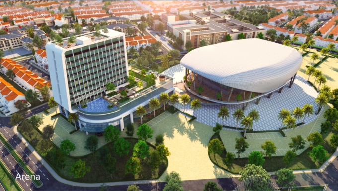Khách sạn mang thương hiệu Novotel sẽ được xây dựng tại phân khu River Park 2 (The Valencia) thuộc Đô thị sinh thái thông minh Aqua City