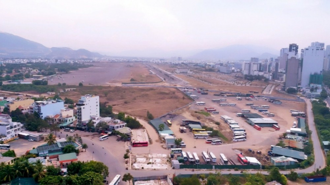 Toàn cảnh dự án của Công ty Cổ phần Tập đoàn Phúc Sơn tại khu vực sân bay Nha Trang cũ.