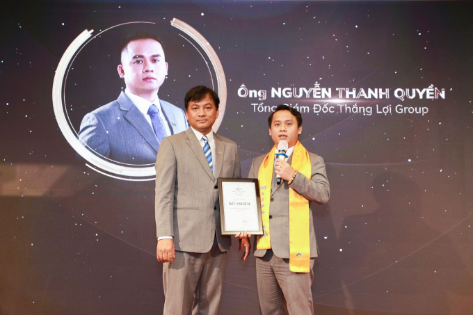 Ông Nguyễn Thanh Quyền đảm nhiệm vị trí Tổng Giám Đốc Thắng Lợi Group kể từ ngày 1/10/2020