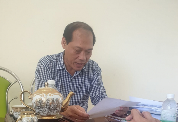 Sau một cuộc điện thoại với một người phụ nữ tên Hải làm lãnh đạo UBND thị xã, ông Nguyễn Thanh Liêm – Giám đốc trung tâm Trung tâm phát triển Quỹ đất thị xã Ninh Hoà từ chối trả lời các câu hỏi do PV đặt ra.