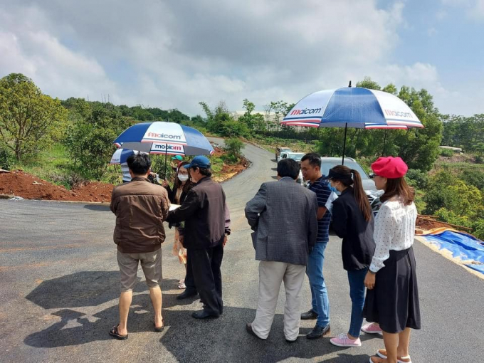 Dự án Mê Linh Garden Hill, xã Mê Linh do Công ty cổ phần Maicon Việt Nam bị cơ quan chức năng kiểm tra.