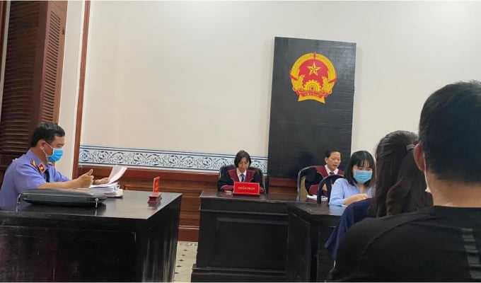Phiên xử phúc thẩm vụ Bệnh viện FV kiện bệnh nhân. Ảnh Dân Việt