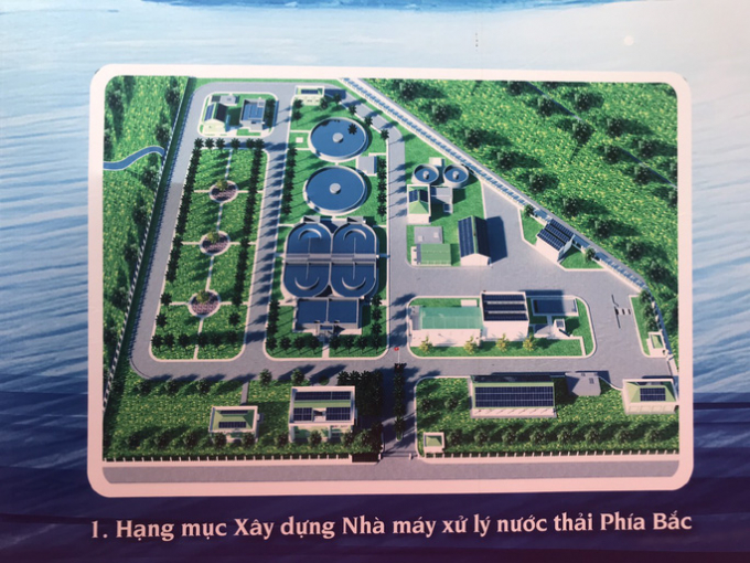 Mô hình nhà máy xử lý nước thải phía Bắc Nha Trang