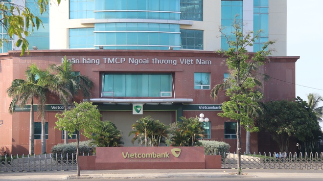 Trụ sở Vietcombank chi nhánh Bình Thuận tọa lạc trên đường Nguyễn Tất Thành, TP.Phan Thiết