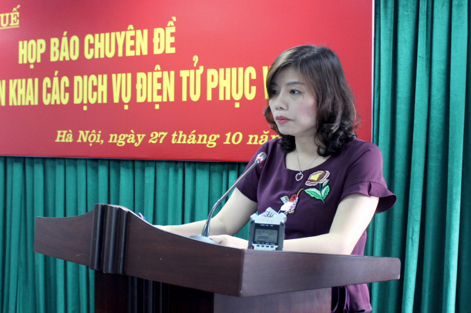 Bà Lê Thị Thủy – Phó Vụ trưởng Vụ Tuyên truyền hỗ trợ người nộp thuế - Tổng Cục thuế đánh giá cao phần mềm hóa đơn điện tử meInvoice.vn của MISA.