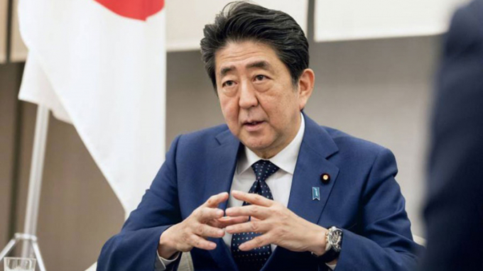 Thủ tướng Nhật Bản Shinzo Abe. (Ảnh: Japan Times)