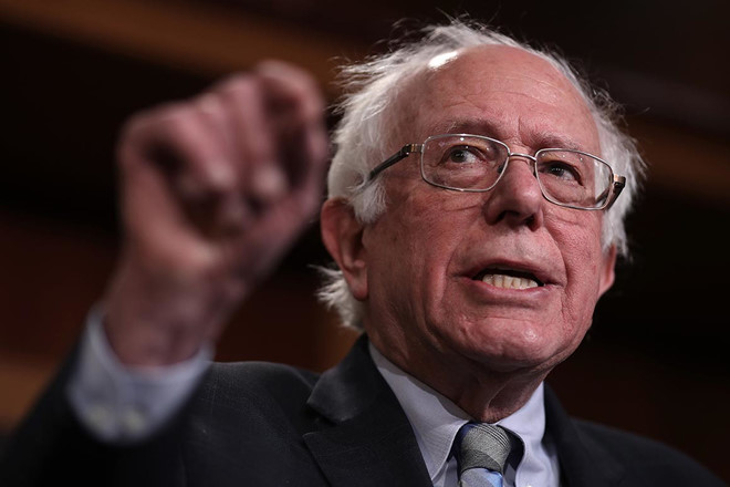 Thượng nghị sĩ Bernie Sanders cho rằng các tỷ phú không nên tồn tại. Ảnh: Getty Images.