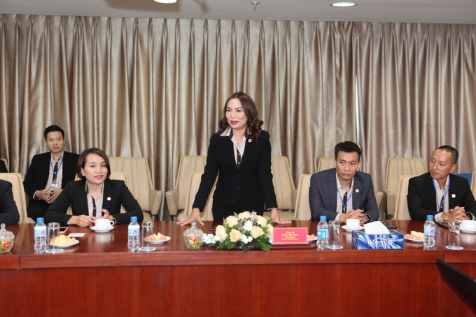 Bà Đinh Thị Thúy – Tổng Giám đốc Công ty Cổ phần MISA phát biểu tại sự kiện