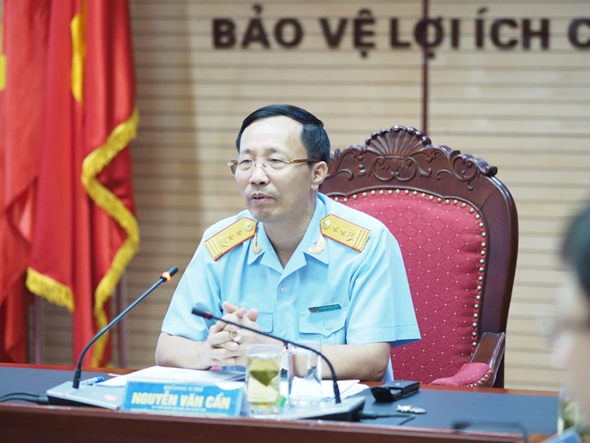 Ông Nguyễn Văn Cẩn Tổng cục trưởng Tổng cục Hải quan