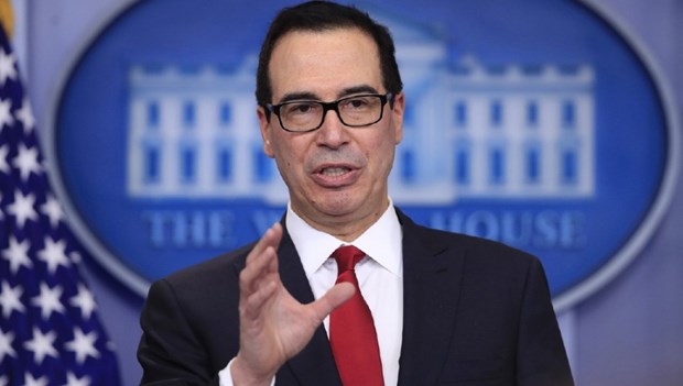 Bộ trưởng Tài chính Mỹ Steven Mnuchin. (Nguồn: AP)