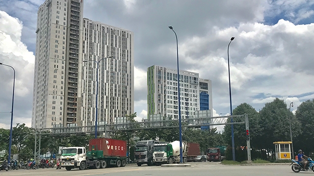 Nút giao thông An Phú, quận 2, TP Hồ Chí Minh.