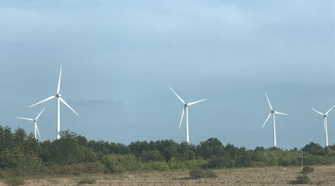 Cánh đồng điện gió Bạc Liêu vẫn hoạt động sản xuất