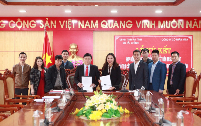 Lễ ký kết hợp tác giữa Sở Tài chính tỉnh Hà Tĩnh cùng CTCP MISA nhằm hỗ trợ DN mới thành lập 2019 trên địa bàn tỉnh tháng 02/2020