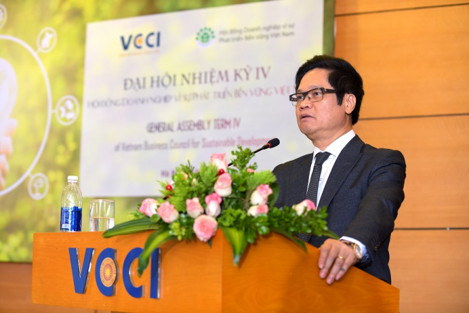 Chủ tịch VCCI phát biểu tại Kỳ họp Ban chấp hành VBCSD nhiệm kỳ 4