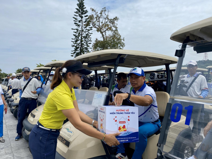 Tổ chức quyên góp tại các giải golf