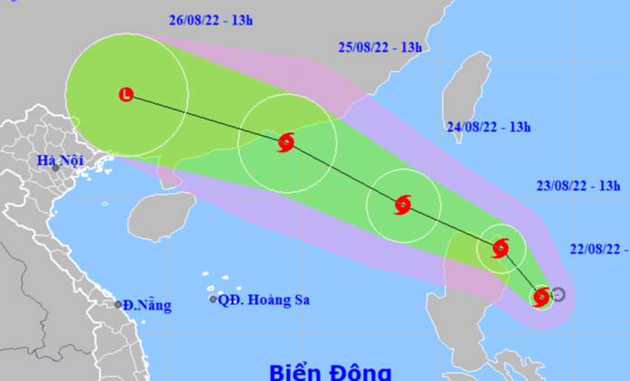 Bão Ma-on tiến vào phía Bắc Biển Đông