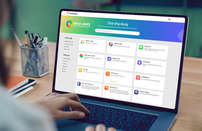 Chợ ứng dụng trên MISA AMIS giúp doanh nghiệp có thể lựa chọn các phần mềm tùy thuộc vào quy mô, nhu cầu của đơn vị