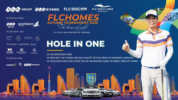 Golfer Nguyễn Thanh Anh – chủ nhân giải thưởng HIO 10 tỷ đồng của FLCHomes Autumn Tournament 2020
