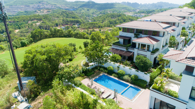 FLC Grand Villa Halong đề cao không gian nghỉ dưỡng riêng tư.