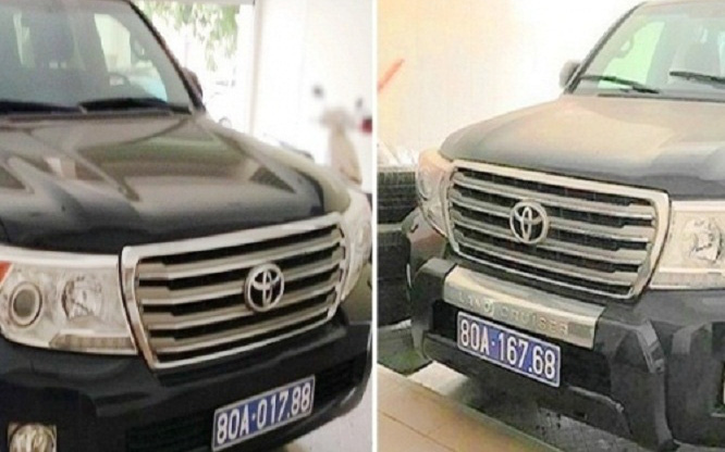 Hai chiếc xe doanh nghiệp tặng cho Văn phòng UBND và Văn phòng Tỉnh ủy Nghệ An đã được bán.