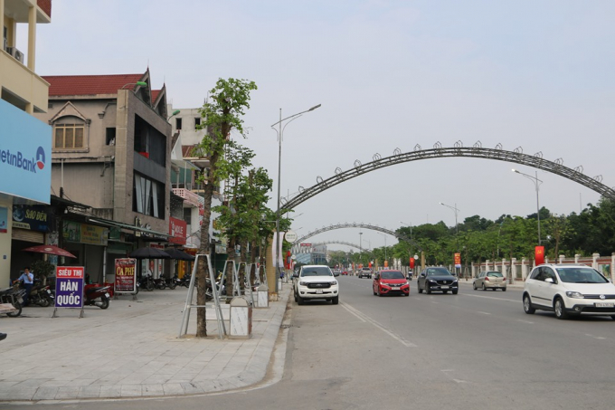 Tuyến phố đi bộ tại TP Vinh, Nghệ An.