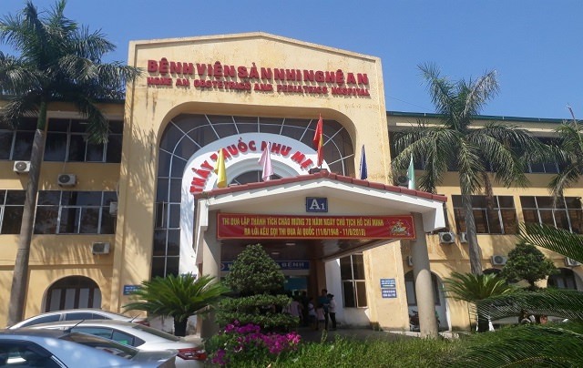 Bệnh viện Sản Nhi Nghệ An là 1 trong những đơn vị chuyển vốn năm 2020.