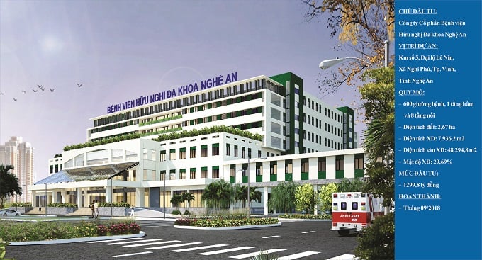 Tổng quan Dự án Bệnh viện ĐKHN Nghệ An - GĐ 2.