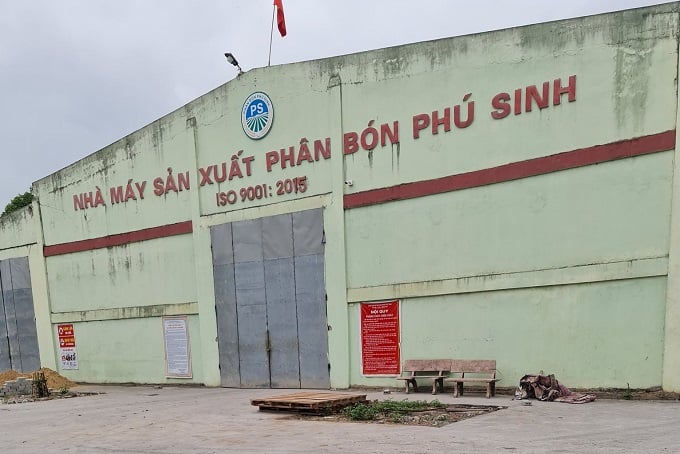 Nhà máy sản xuất phân bón Phú Sinh, tại huyện Quỳnh Lưu (Nghệ An).