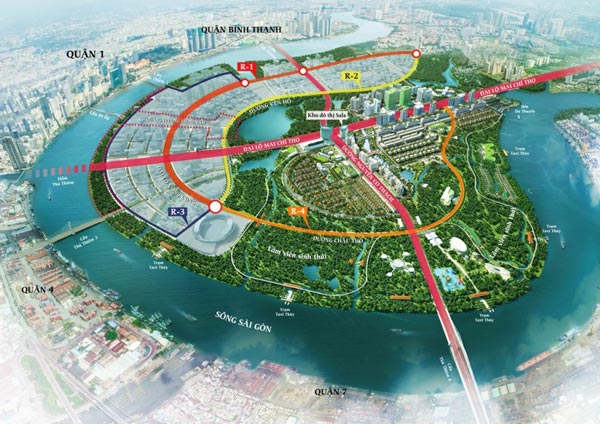Hơn 30.000m2 đất ở tại Khu đô thị mới Thủ Thiêm sẽ được bán đấu giá.