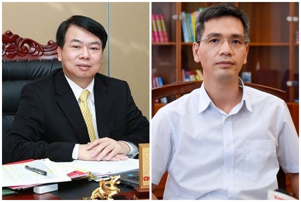 Ông Nguyễn Đức Chi (trái) và ông Võ Thành Hưng được bổ nhiệm giữ chức Thứ trưởng Bộ Tài chính.