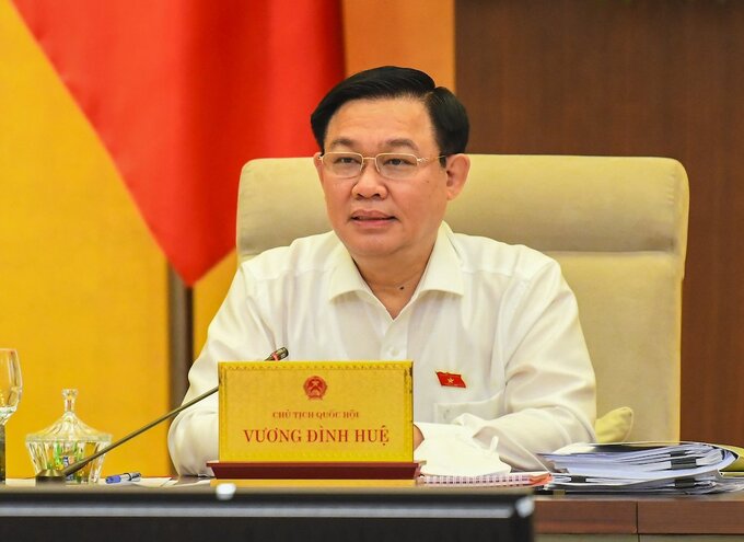 Ông Vương Đình Huệ - Chủ tịch Quốc hội.