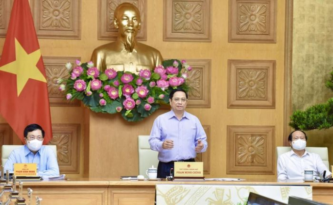Thủ tướng Chính phủ Phạm Minh Chính chủ trì Hội nghị trực tuyến toàn quốc.