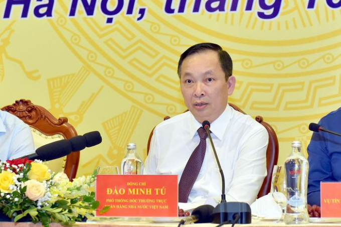 Phó Thống đốc Ngân hàng Nhà nước (NHNN) Đào Minh Tú.