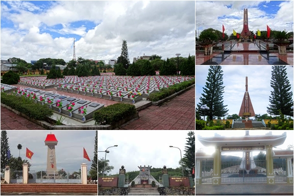 Một số Nghĩa trang liệt sỹ trên địa bàn tỉnh Kon Tum (Cổng TTĐT tỉnh).