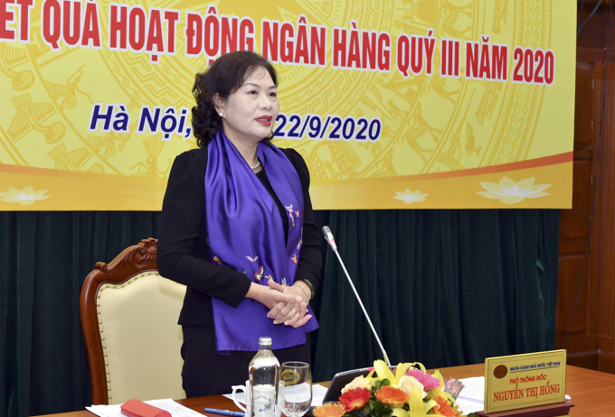 Phó Thống đốc Nguyễn Thị Hồng cho biết tỷ lệ nợ xấu duy trì mức 2%.