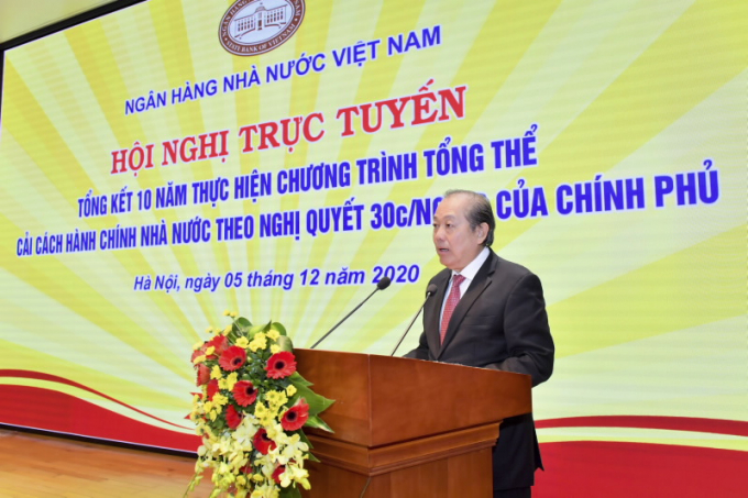 Phó Thủ tướng Thường trực Trương Hòa Bình yêu cầu Ngân hàng Nhà nước tiếp tục tạo điều kiện cho người dân, doanh nghiệp.