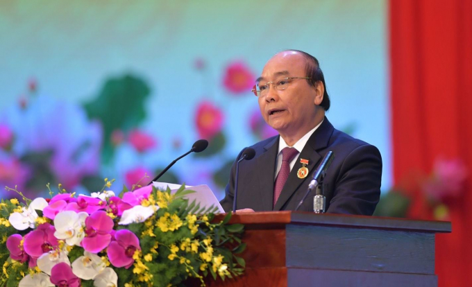 Thủ tướng Chính phủ phát biểu khai mạc Đại hội Thi đua yêu nước toàn quốc lần thứ X.