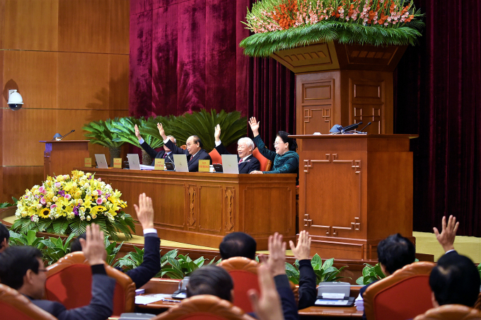 Hội nghị Trung ương 14 đã bỏ phiếu biểu quyết nhân sự tham gia Bộ Chính trị, Ban Bí thư khoá XIII.