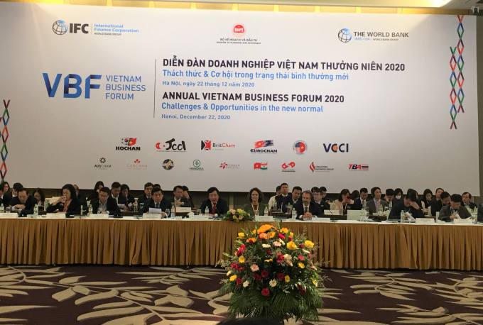 Nhiều kiến nghị được doanh nghiệp nước ngoài chia sẻ tại Diễn đàn doanh nghiệp Việt Nam thường niên năm 2020.