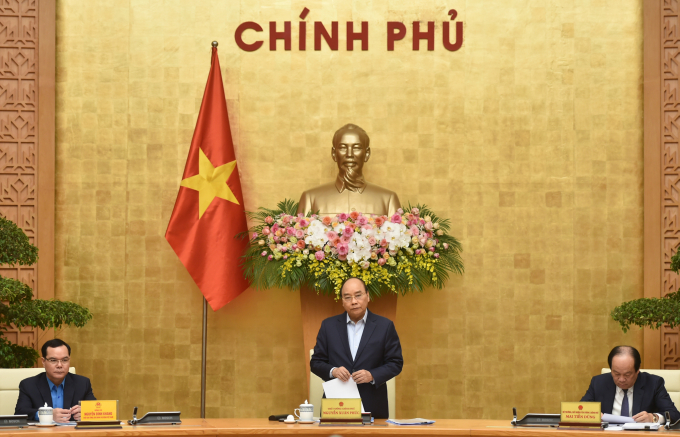 Thủ tướng Chính phủ làm việc với Tổng Liên đoàn Lao động Việt Nam. (Ảnh: VGP)
