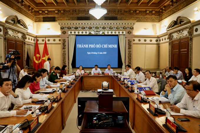 Chủ tịch UBNDT Tp.HCM Nguyễn Thành Phong cho biết mặc dù ảnh hưởng dịch COVID-19 nhưng thu ngân sách nhà nước trên địa bàn thành phố vẫn đạt 86,7%.