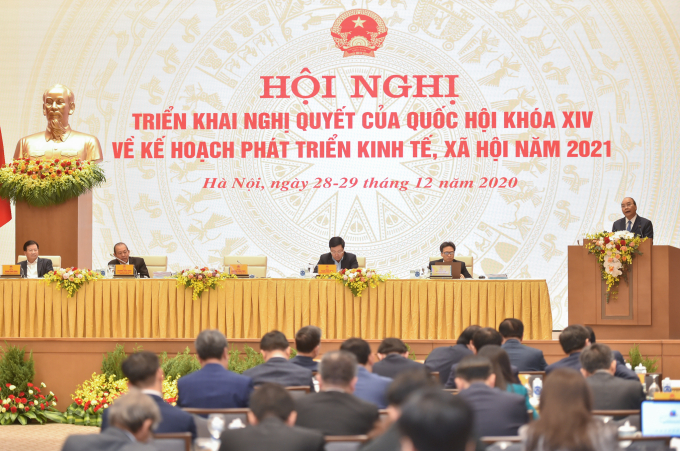 Thủ tướng Chính phủ phát biểu kết luận Hội nghị trực tuyến Chính phủ với địa phương.